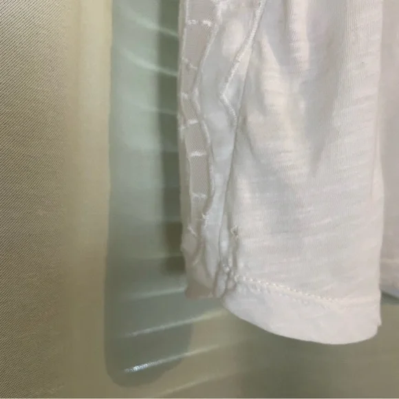 Soft Surroundings White Battenberg Lace Sleeveless Tank Top - Picture 11 of 11